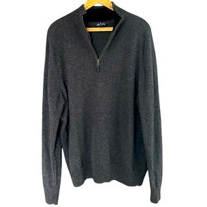 Allen Solly dark slate grey cashmere sweater size XL